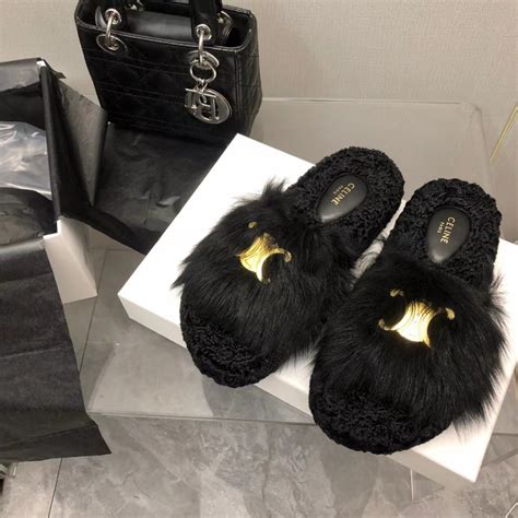 celine slippers fur|Celine blouses for women.